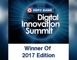 Media & Awards - Winner of 2017 Edition - Digital Innovation Summit - HDFC Bank